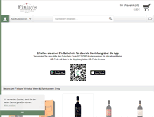 Tablet Screenshot of finlayswhiskyshop.de